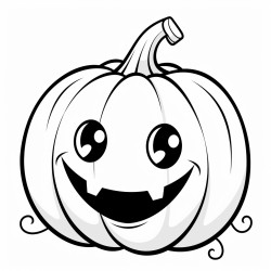 una simpatica calabaza en halloween para nios pequeos