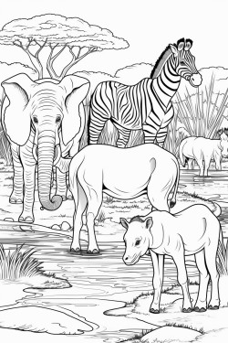 animales de safari