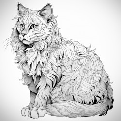 a cat showing its butt