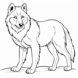 hombre lobo animado