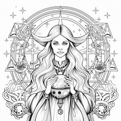 witchcraft symbolic drawings are f the culture
