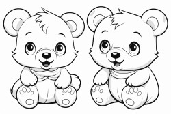baby bears play