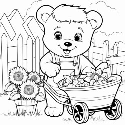 kosz z dzieckiem na rzece