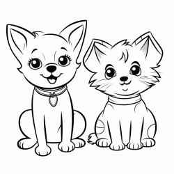 cat and dog
