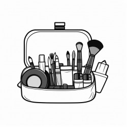 makeup in a purse