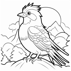 a bird with feathers that glow like the northern lights