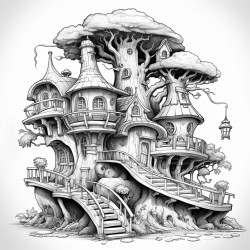 fairy tree house