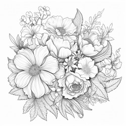 cozy french antique flowers