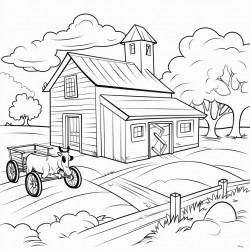 a farm scene