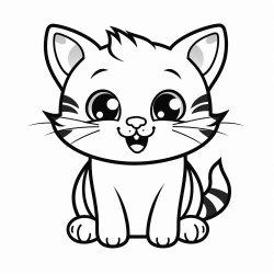 a playful cat