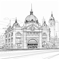 flinders street station melbourne
