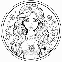 una nia de 7 aos burlandose