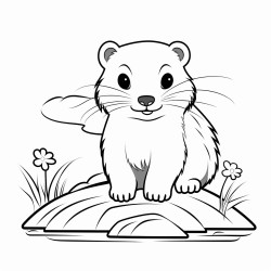 a cute icelandic mink