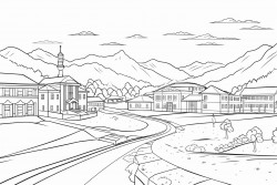 mountain field road campus