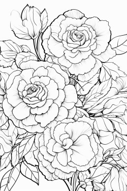 rosas en un jardn
