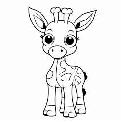 cute baby giraffe