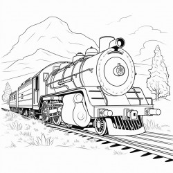 happy birthday train