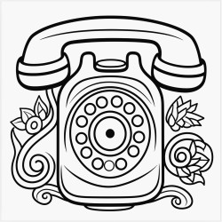 a telephone of the sixties