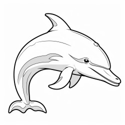 a cute icelandic whitebeaked dolphin