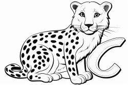 letter c for cheetah