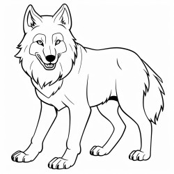 lobo bueno animado