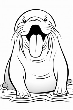smiling walrus