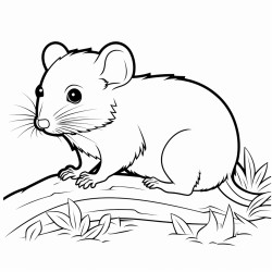 a cute icelandic shrew