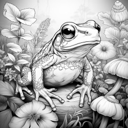 frog saying yall mind if i do some  lollygaggin