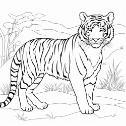 a tiger