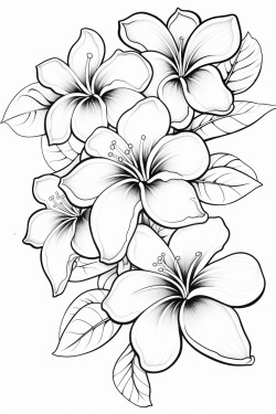 plumeria flowers