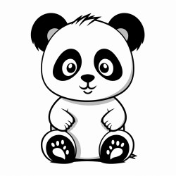 Christmas panda