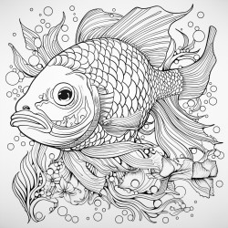 magic fish in magic sea