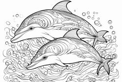 dolphins and rainbows