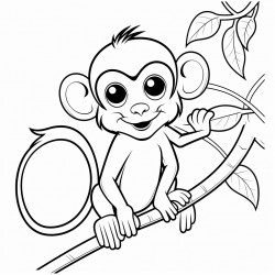 a cute monkey