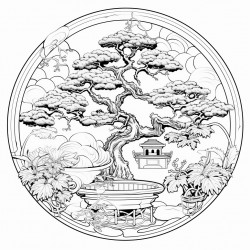 mandala zen bonsai