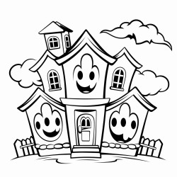 ute ghosts in a haunted house