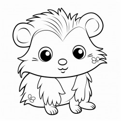 a cute adorable hedgehog