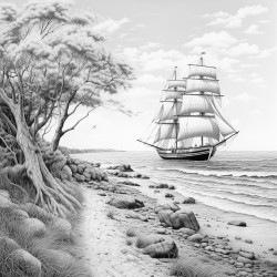 zitronenbaum am meer