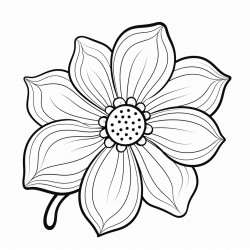 big flower witn small flower