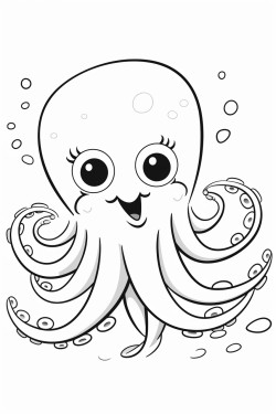 octopus in the ocean