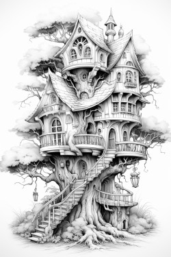 tree shaped house