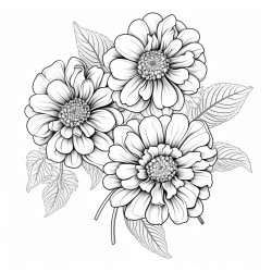 zinnia flowers