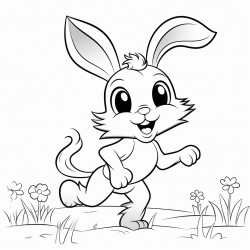 rabbit running