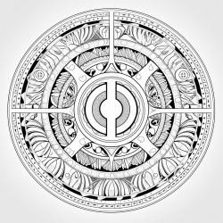 mandala alphabet a to z