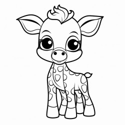 baby giraffe
