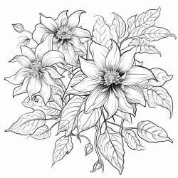 clematis flowers
