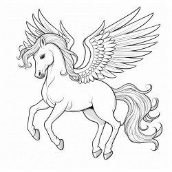 unicorn with wings