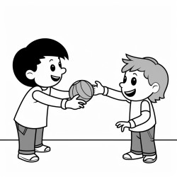 person throwing a tomato at someone else