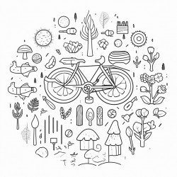 plant cycle drawing