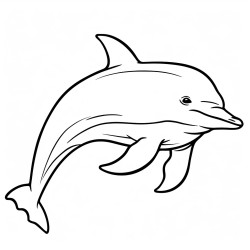 a cute icelandic whitebeaked dolphin